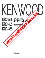 Voir KRC-565 pdf Manuel d'utilisation anglais