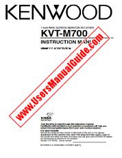 Voir KVT-M700 pdf Manuel d'utilisation anglais