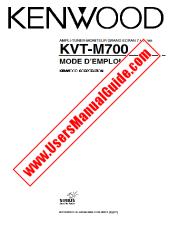 Ver KVT-M700 pdf Manual de usuario en francés