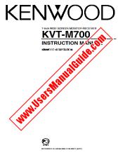 Voir KVT-M700 pdf Manuel d'utilisation anglais