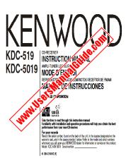 View KDC-5019 pdf English User Manual