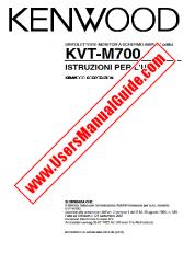 Ver KVT-M700 pdf Manual de usuario italiano