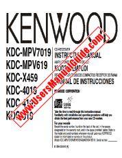 Ver KDC-X459 pdf Manual de usuario en ingles