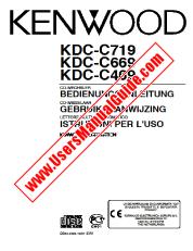 Ver KDC-C469 pdf Alemán, Holandés, Italiano Manual De Usuario