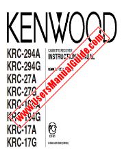 View KRC-294G pdf English User Manual