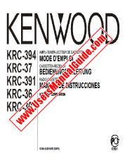 Vezi KRC-30 pdf Franceză, germană, Portugalia Manual de utilizare