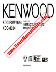 Ver KDC-8024 pdf Manual de usuario en ingles