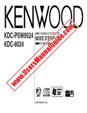 Ver KDC-8024 pdf Manual de usuario en francés