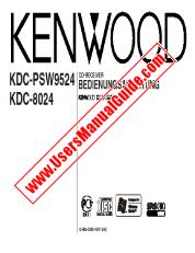View KDC-PSW9524 pdf German User Manual