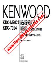 Ver KDC-7024 pdf Manual del usuario en holandés (revisado P.117)