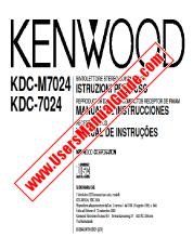 Vezi KDC-7024 pdf Italiană (revizuit pag. 17) Manual de utilizare