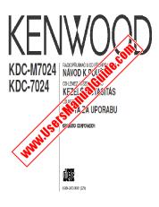 Ver KDC-7024 pdf Croatian (Revised P.117) Manual del usuario