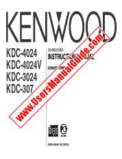 Voir KDC-4024 pdf Manuel d'utilisation anglais