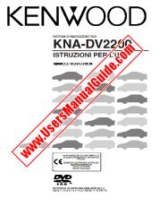 Ver KNA-DV2200 pdf Manual de usuario italiano