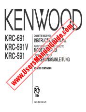 Ver KRC-591 pdf Inglés, francés, alemán Manual de usuario