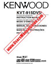 Ver KVT-915DVD pdf Manual de usuario en ingles