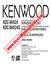 Vezi KDC-M4524G pdf Italiană, spaniolă, Portugalia Manual de utilizare