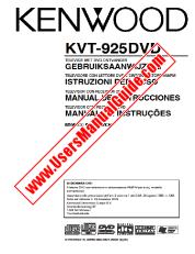 Ver KVT-925DVD pdf Manual de usuario en holandés