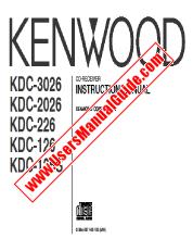 Ver KDC-126 pdf Manual de usuario en ingles