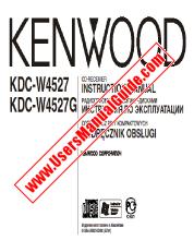 View KDC-W4527G pdf English, Russian, Poland User Manual