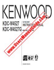 Ver KDC-W4527 pdf Manual de usuario en ingles