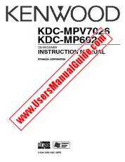 Voir KDC-MPV7026 pdf Manuel d'utilisation anglais