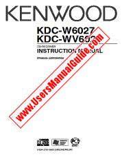 Ansicht KDC-W6027 pdf Englisch Benutzerhandbuch