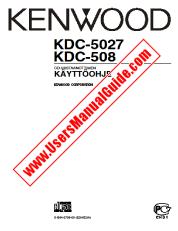 Ver KDC-5027 pdf Manual de usuario en finlandés