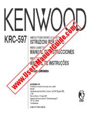 Visualizza KRC-597 pdf Manuale d'uso italiano, spagnolo, portoghese