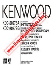 Ver KDC-2027SG pdf Inglés, ruso, Polonia, checo, húngaro Manual de usuario