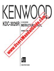 Voir KDC-3026R pdf Manuel d'utilisation anglais