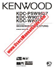 Ver KDC-W9027 pdf Manual de usuario en alemán