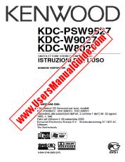 Ansicht KDC-W9027 pdf Italienisch Benutzerhandbuch