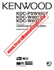 Ansicht KDC-W8027 pdf Holländisches Benutzerhandbuch