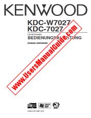 Voir KDC-7027 pdf Mode d'emploi allemand