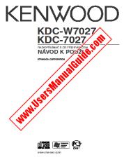 Ver KDC-7027 pdf Manual de usuario checo