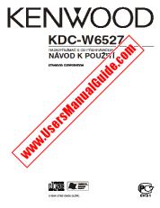 Voir KDC-W6527 pdf Tchèque Manuel de l'utilisateur