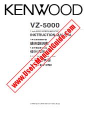 Ver VZ-5000 pdf Inglés, chino, corea manual del usuario