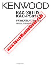 Voir KAC-X811D pdf Manuel d'utilisation anglais
