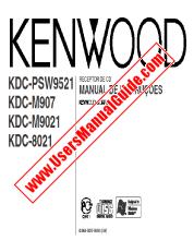 View KDC-M907 pdf Portugal User Manual