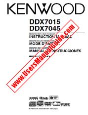 Vezi DDX7045 pdf Engleză (revizuit) Manual de utilizare