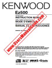 Visualizza Ez500 pdf Manuale utente inglese, francese, spagnolo