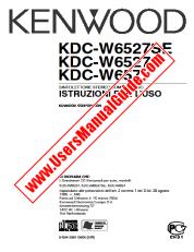 Voir KDC-W6527 pdf Manuel de l'utilisateur italien