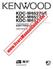Ver KDC-W6527 pdf Manual de usuario en finlandés
