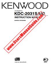 Ansicht KDC-2031SA/G pdf Englisch Benutzerhandbuch