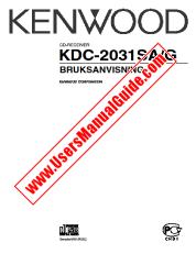 Ver KDC-2031SA/G pdf Manual de usuario en sueco