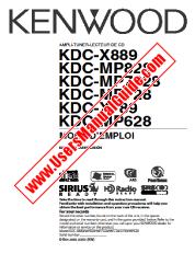 View KDC-X889 pdf French User Manual