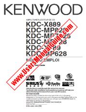 Ver KDC-X789 pdf Manual de usuario en francés