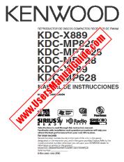 View KDC-X889 pdf Spanish User Manual