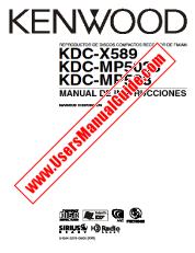 View KDC-X589 pdf Spanish User Manual